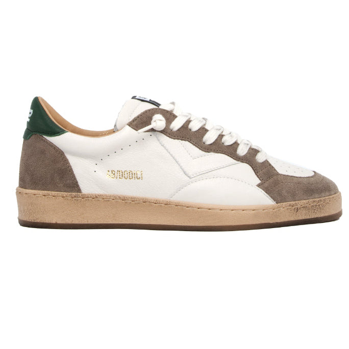 Sneakers uomo bianco/tortora moda - PLAY NEW U82 4B12