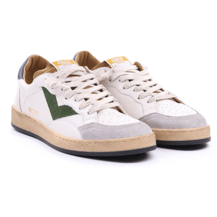Sneakers uomo bianca/blu/verde moda - PLAY NEW 4B12