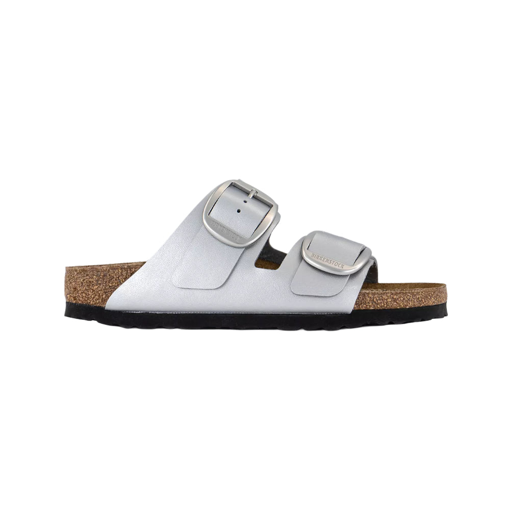 Ciabatte Arizona big buckle Birkenstock argento - 1025831