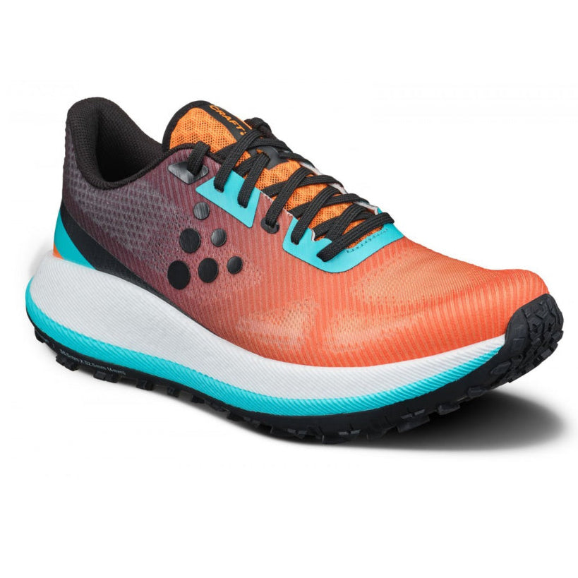 Sneakers uomo Craft arancione/nera/azzurra corsa leggera e ammortizzata - XPLOR 2 M FLOC