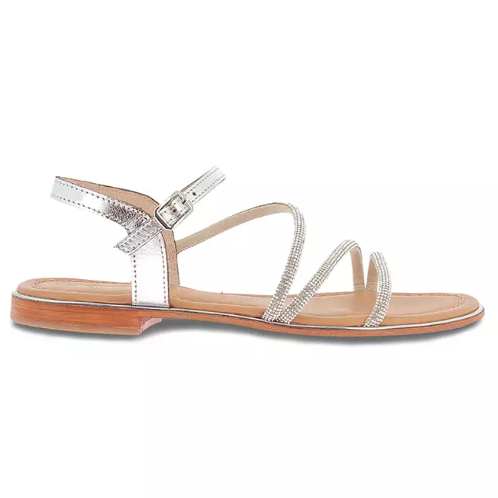 Sandali Les Tropeziennes argento casual chic per cerimonia - HOCTAVY ARGENT F.