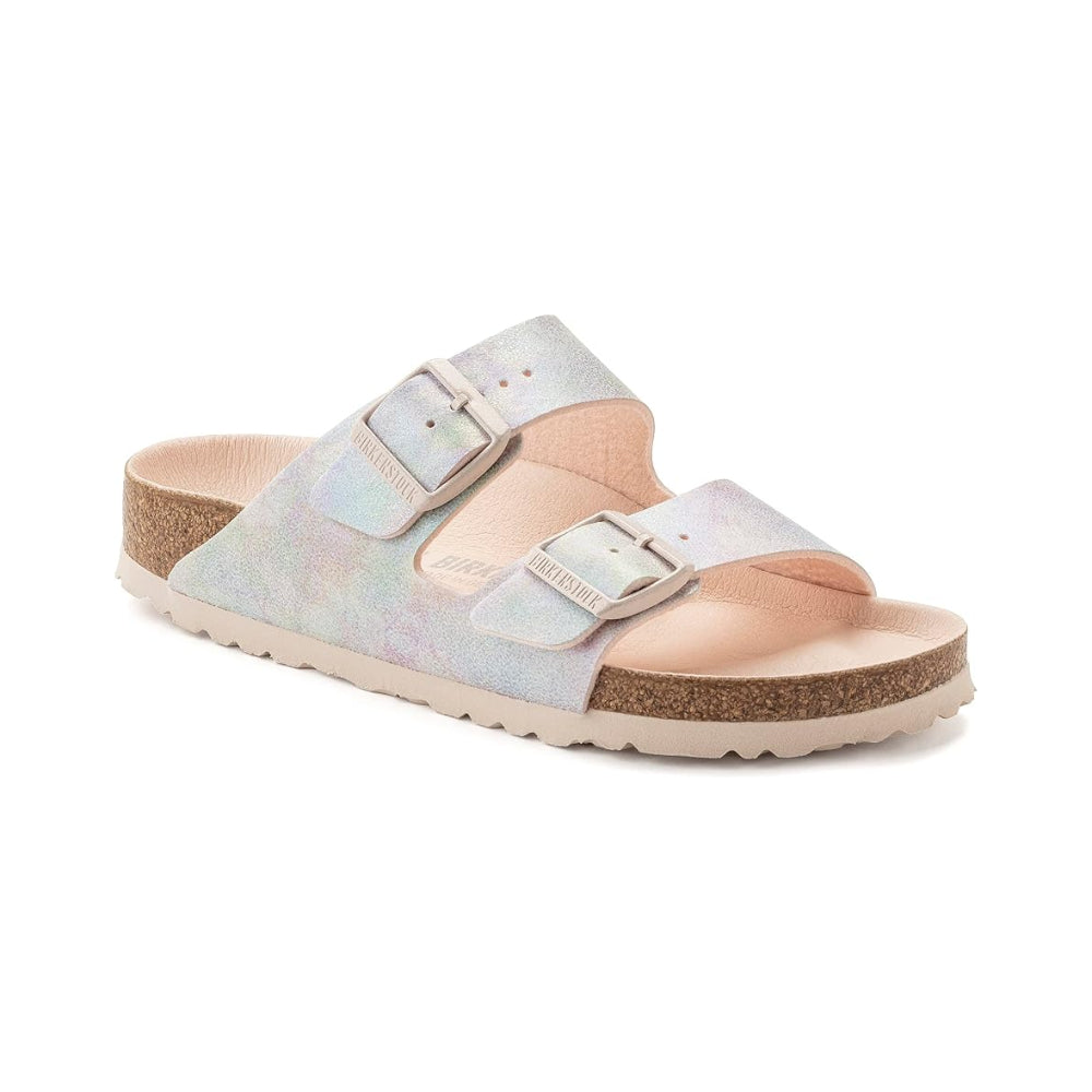 Ciabatte Arizona Birkenstock rosa vegan - 1021334 IRIDISCENT LIGHT ROSE