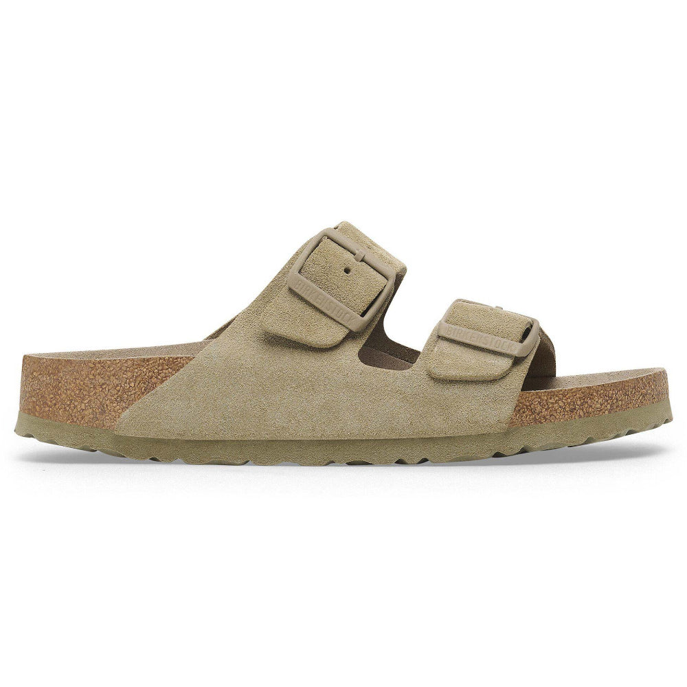 Ciabatte Arizona Birkenstock verde soft - 1019088 FADED KHAKI