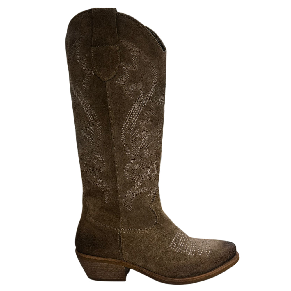 Camperos donna estivo marrone in pelle - STEPPA 25032
