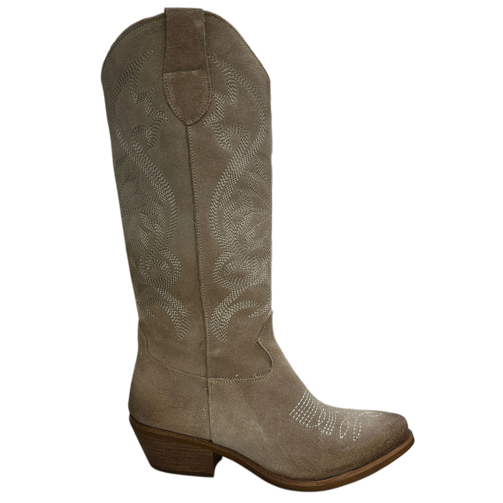 Camperos donna estivo beige in pelle - BEIGE 25032