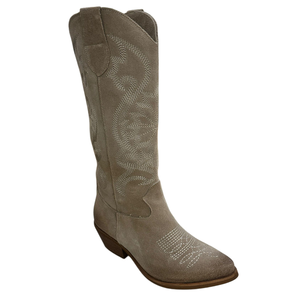 Camperos donna estivo beige in pelle - BEIGE 25032