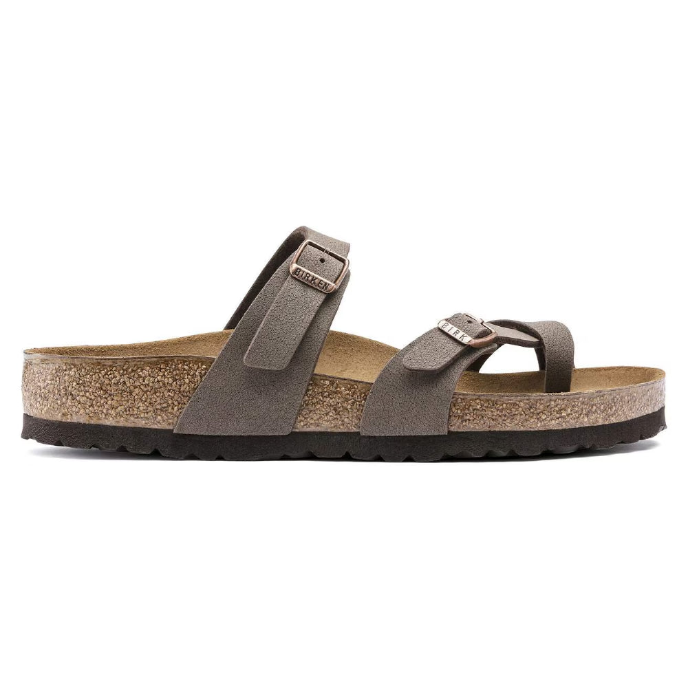 Ciabatte Mayari Birkenstock marrone in birkoflor - MOCCA