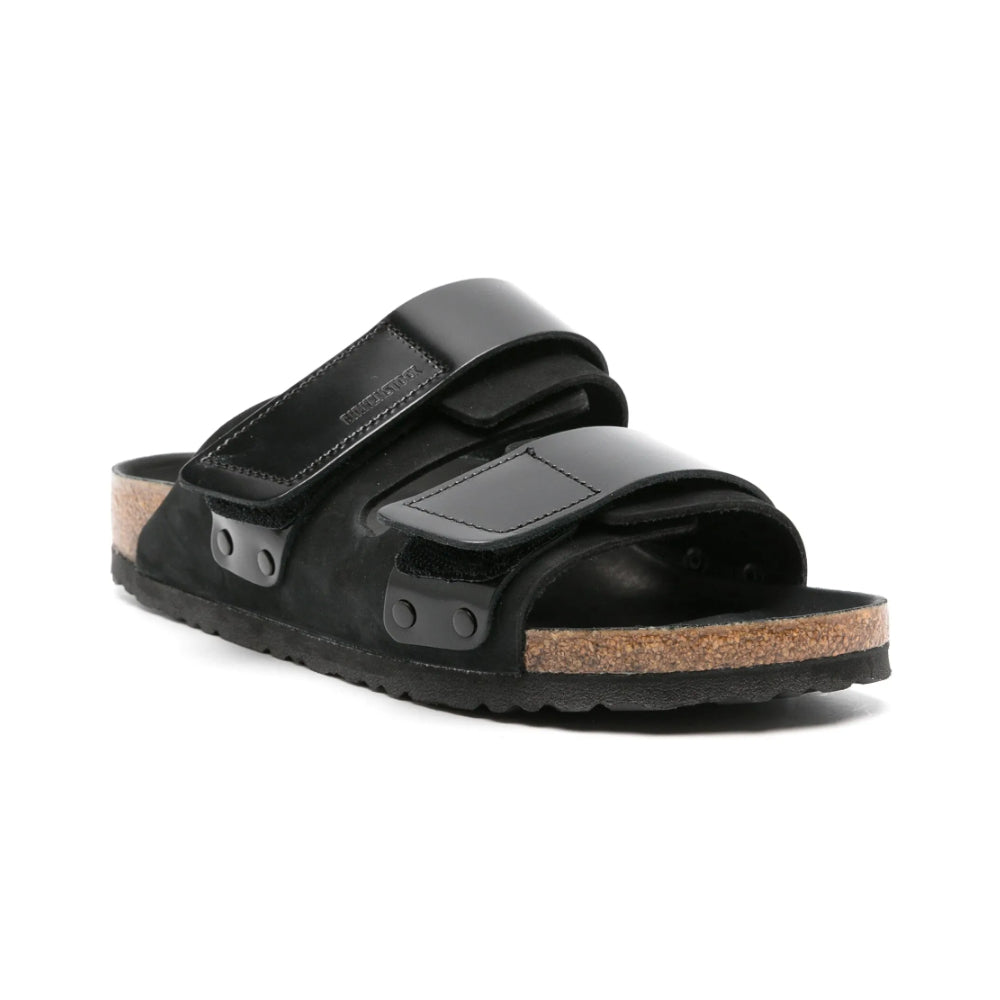 Ciabatte uji Birkenstock nero velcro - 1026570