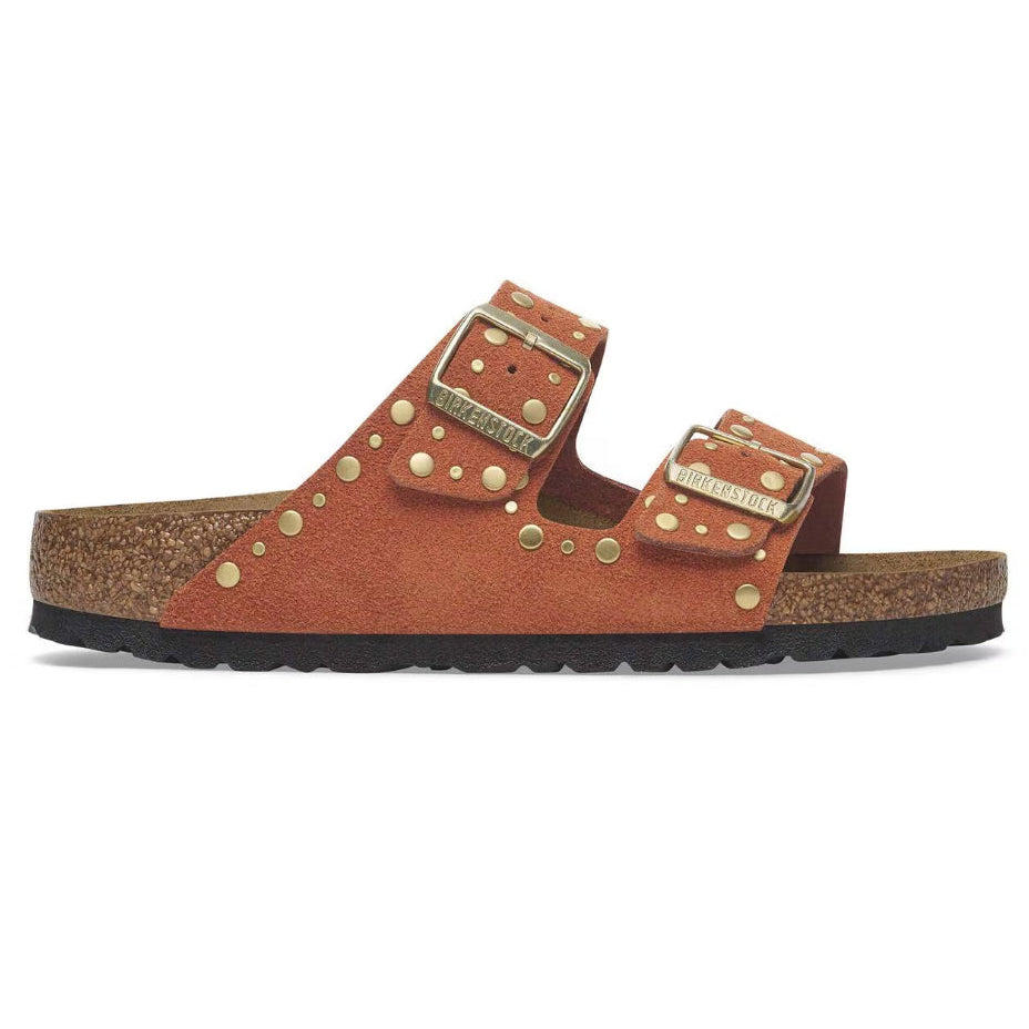 Ciabatte Arizona rivet Birkenstock arancione/dark dust - 1029513