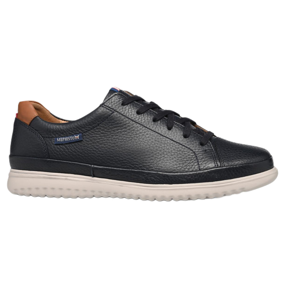 Sneakers Mephisto uomo blu in pelle legge e comode - THOMAS NAVY