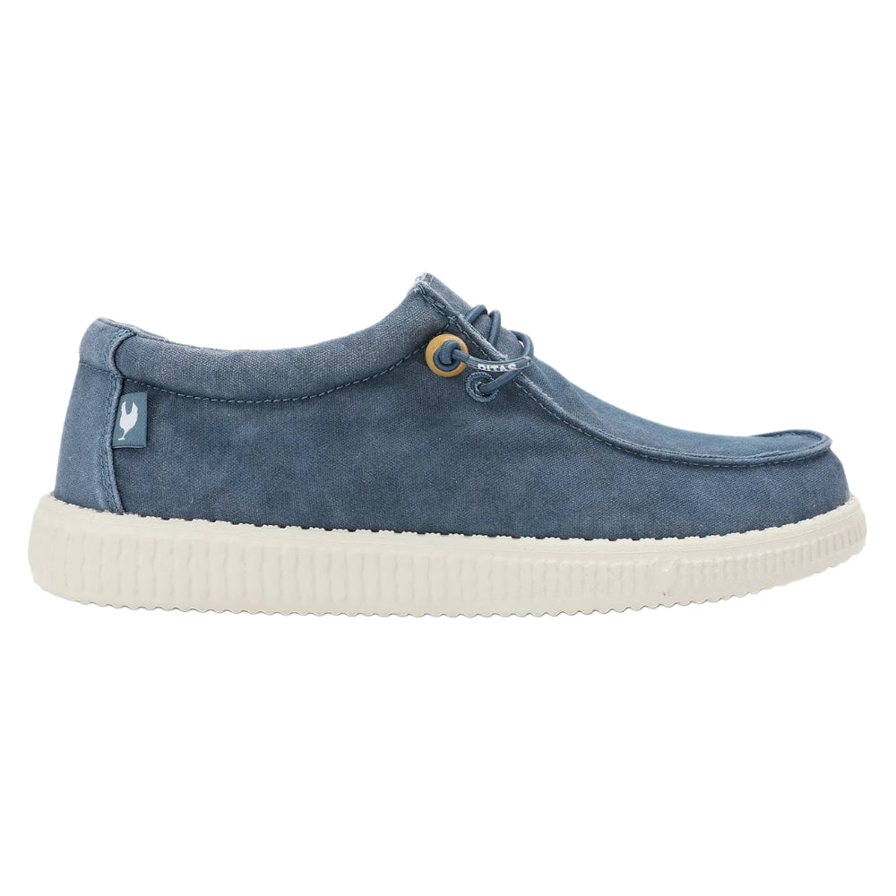 Sneakers Pitas uomo in tela blue jeans comoda e leggera - WP150 PERISCOPE