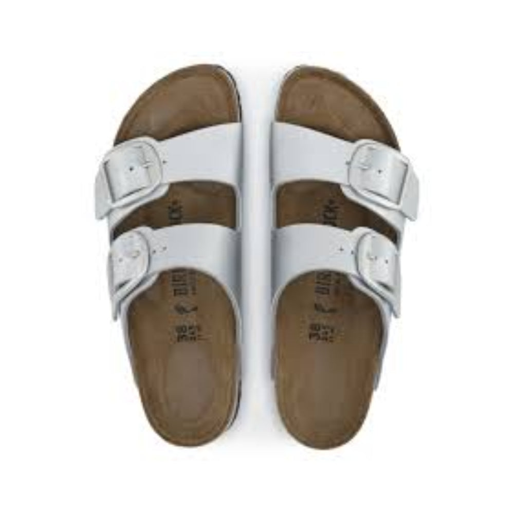 Ciabatte Arizona big buckle Birkenstock argento - 1025831