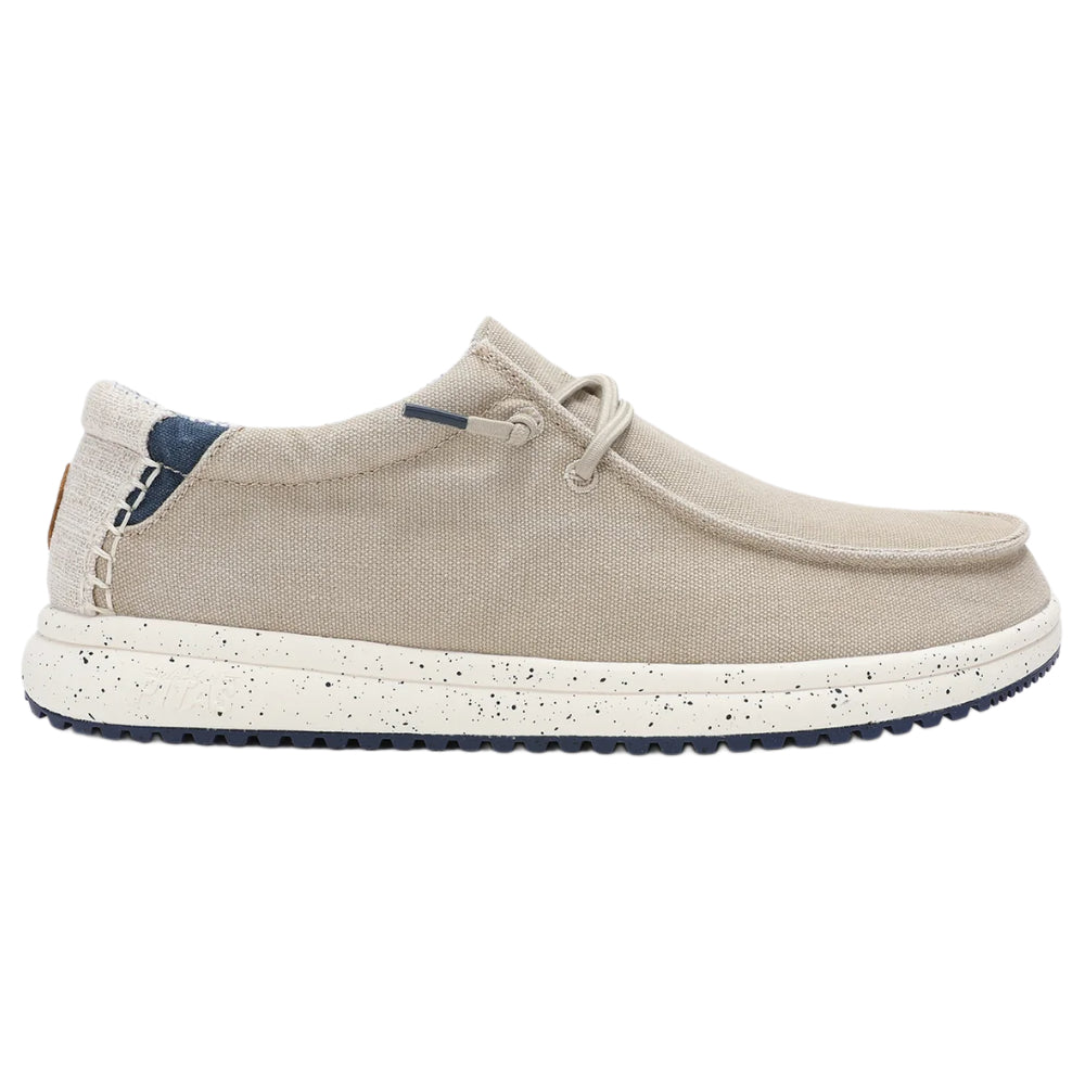 Sneakers Pitas uomo in tela beige comoda e leggera - NIAS BEIGE