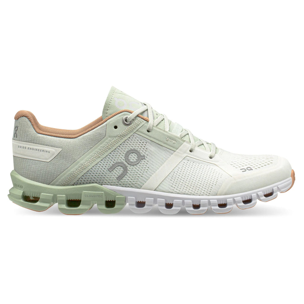 Scarpe da corsa donna verdi chiaro e bianche leggere e ammortizzate - ALOE WHITE 2599636