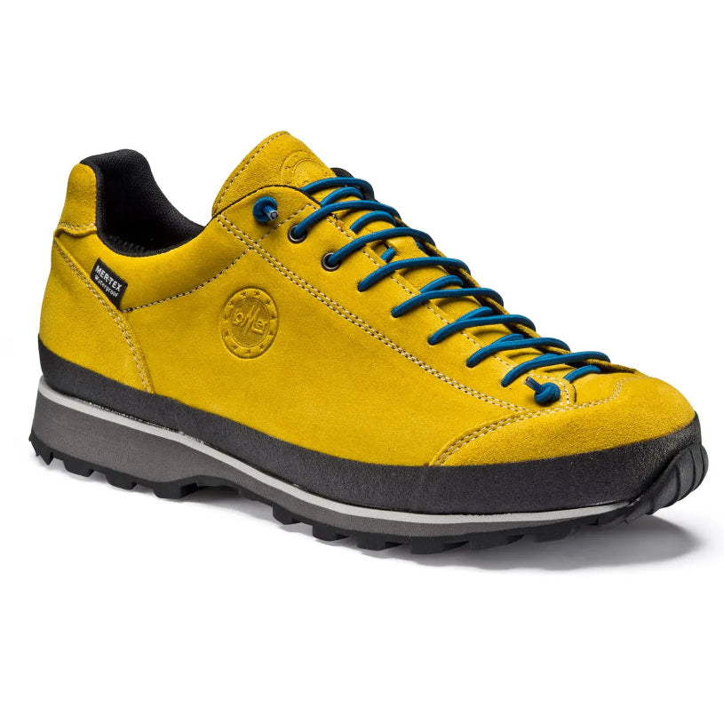 Scarpe trekking unisex Lomer gialla impermeabile e vibram - BIONATURALE LOW MTX