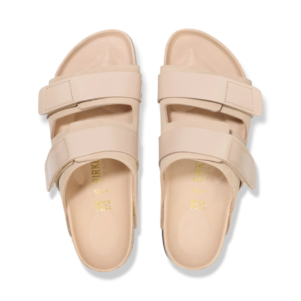 Ciabatte uji Birkenstock rosa/new beige velcro - 1026544