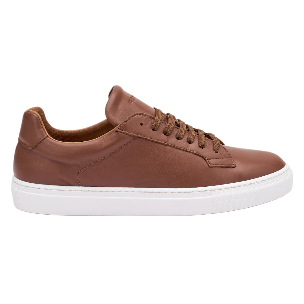 Sneakers uomo Frau cognac in pelle leggera - 29P1 CARAMELLO