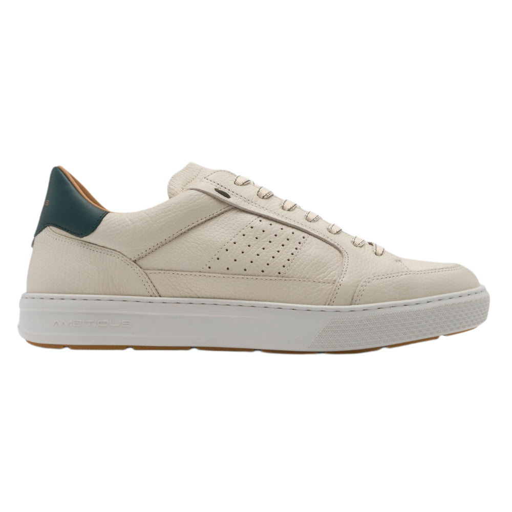 Sneakers uomo Ambitious bianca e verde casual e comoda - 14169-7333 BEGE/BOTTLE