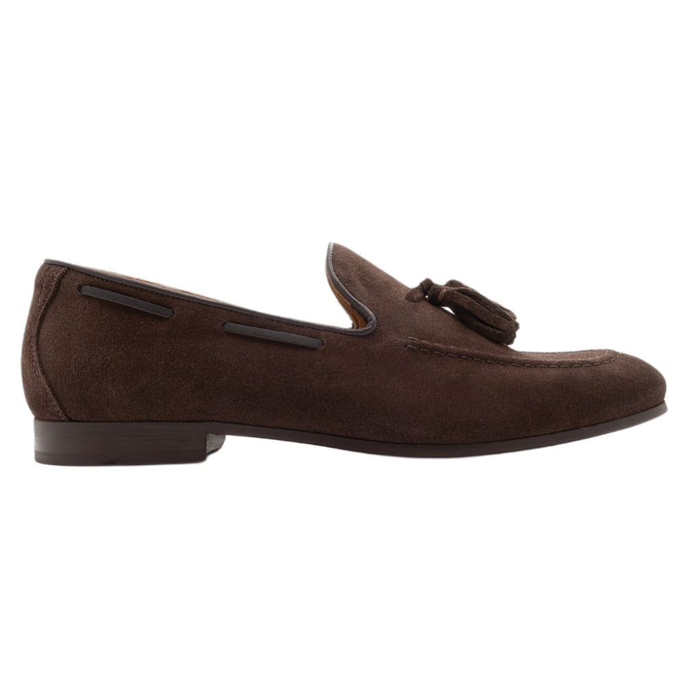 Mocassini uomo Ambitious marrone con nappine casual elegante - 14314-11296 AM MOKA