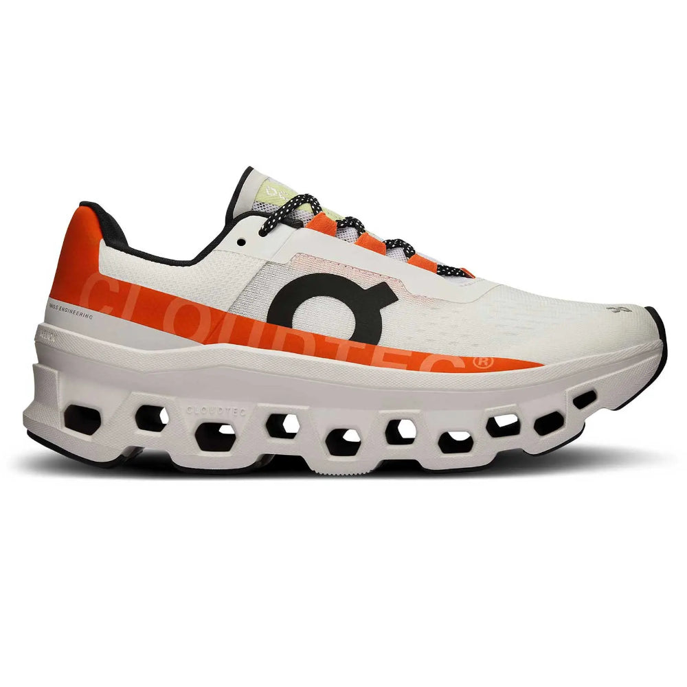 Scarpe da corsa uomo bianche e arancioni leggere e ammortizzate - UNDYED WHITE FLAME 6198086