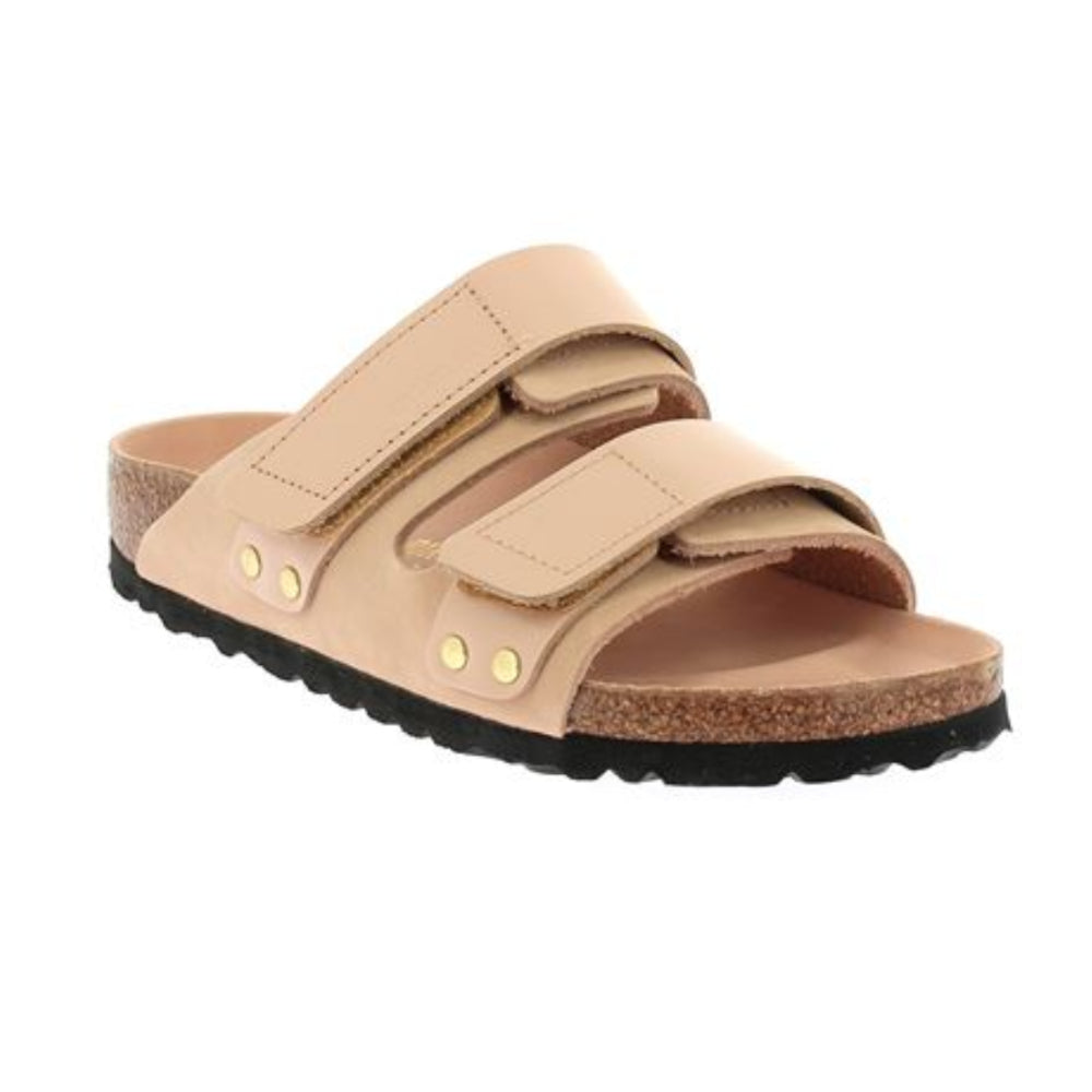 Ciabatte uji Birkenstock rosa/new beige velcro - 1026544