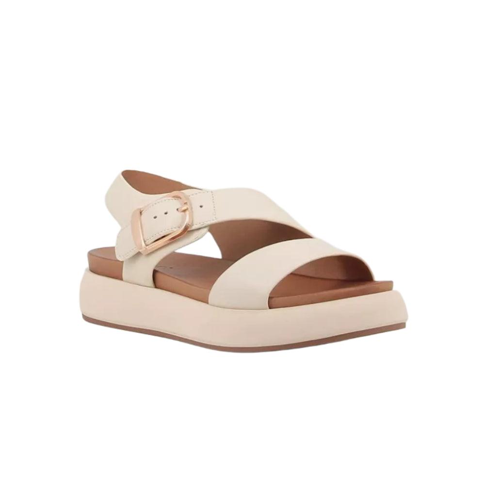 Sandali Inuovo donna crema in pelle morbidi e alla moda - A96064 CREMA