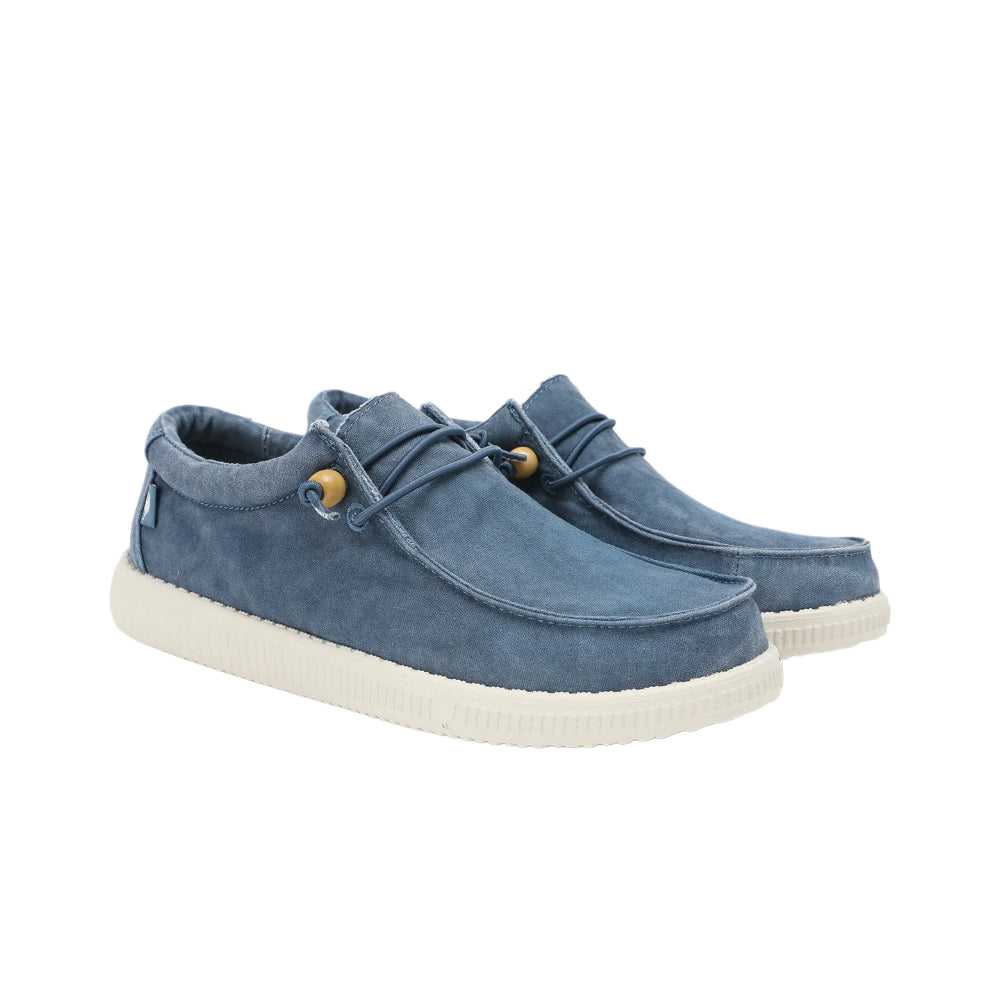 Sneakers Pitas uomo in tela blue jeans comoda e leggera - WP150 PERISCOPE