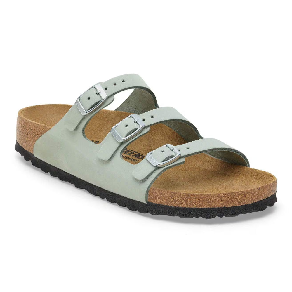 Ciabatte Florida Birkenstock verdi in nabuk - 1030319 PURE SAGE