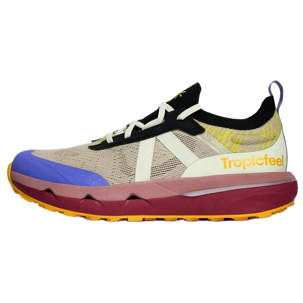 Sneakers uomo per outdoor verdi, viola e vinaccia leggere e comode - 2500133U414 eucalyptus red