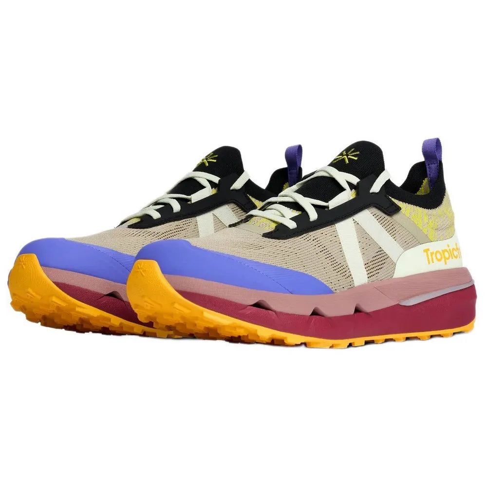 Sneakers uomo per outdoor verdi, viola e vinaccia leggere e comode - 2500133U414 eucalyptus red