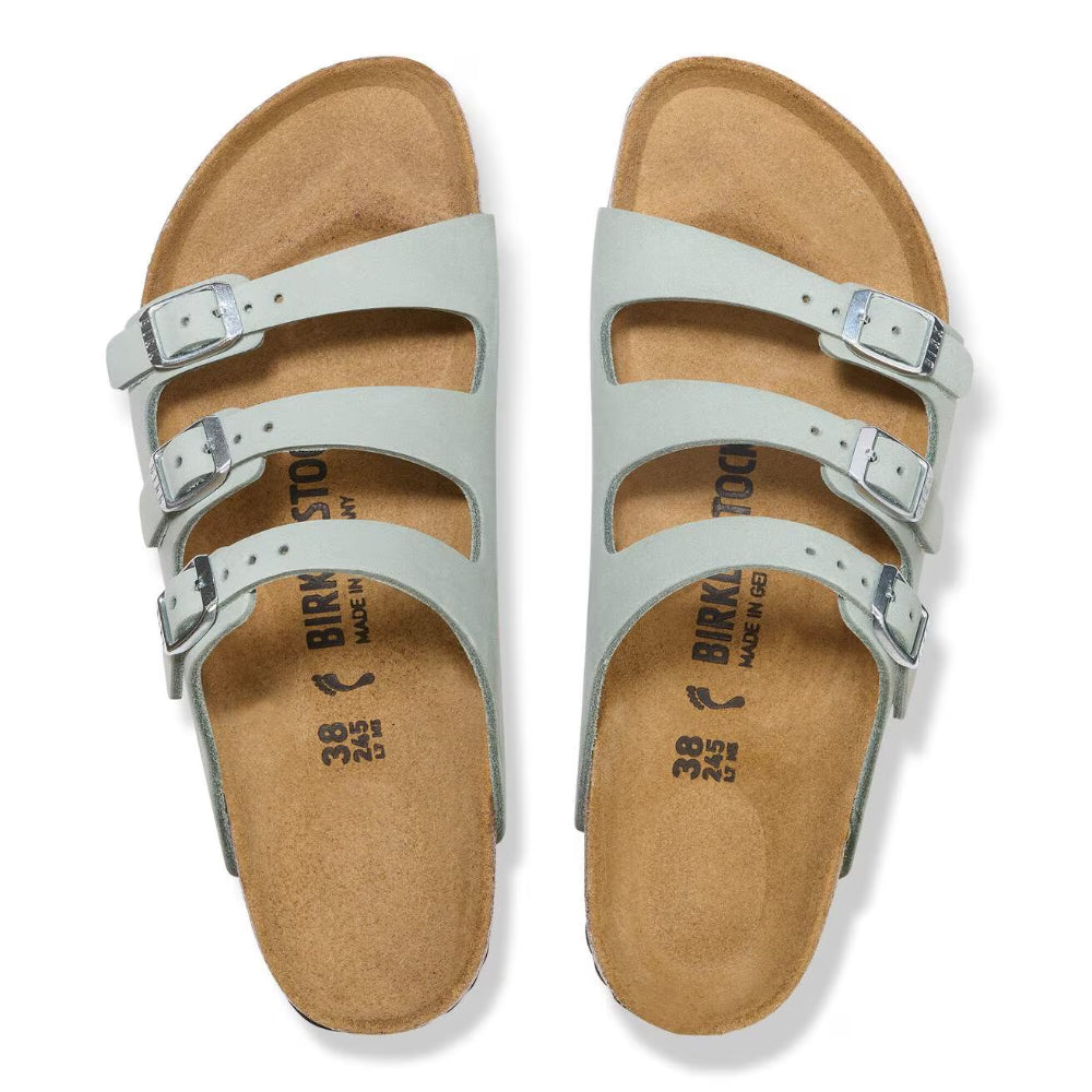 Ciabatte Florida Birkenstock verdi in nabuk - 1030319 PURE SAGE