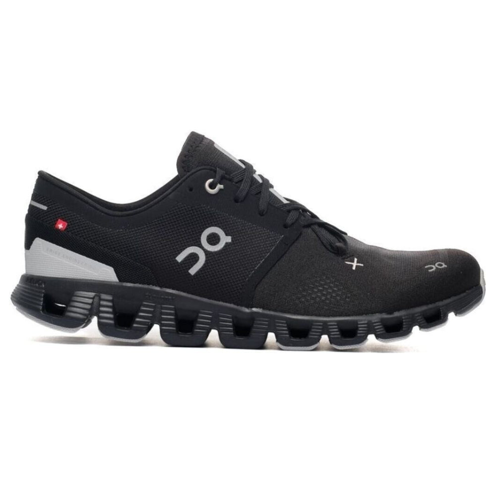 Scarpe da corsa On uomo nera leggere e ammortizzate - BLACK 6098705