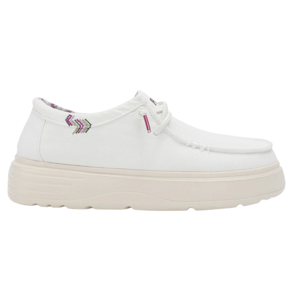 Sneakers Pitas donna in tela bianca comoda e leggera - NATAL BIANCO