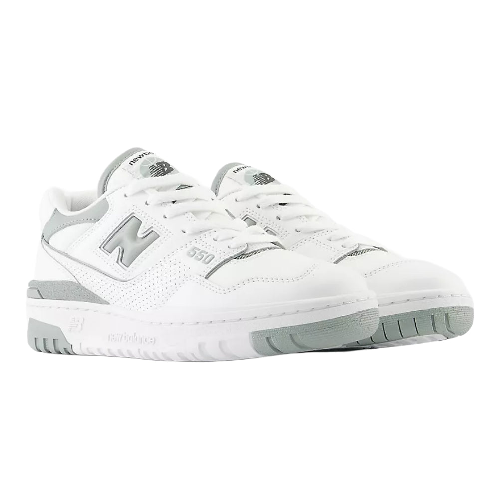 Sneakers donna New Balance 550 bianca/salvia casual - BBW550BG WHITE SALVIA