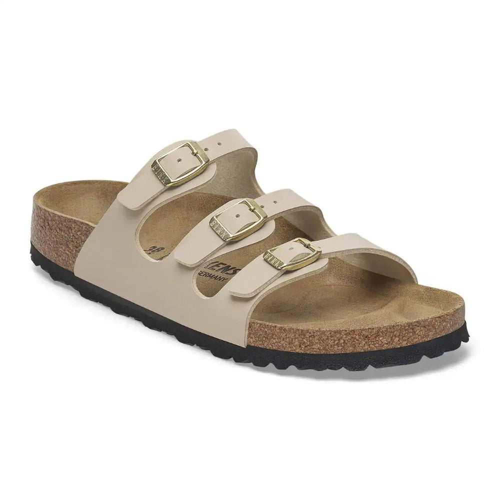 Ciabatte Florida Birkenstock beige in birkoflor - 1029265 SANDCASTLE