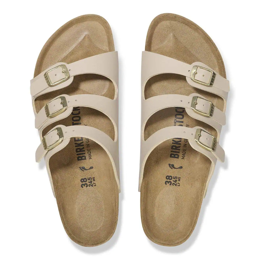 Ciabatte Florida Birkenstock beige in birkoflor - 1029265 SANDCASTLE