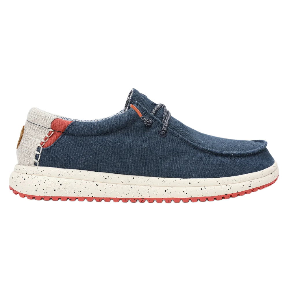 Sneakers Pitas uomo in tela blu comoda e leggera - NIAS MARINO