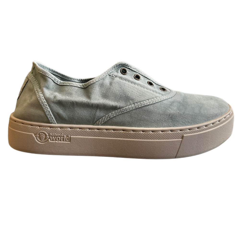 Sneakers donna in tessuto azzurre leggere e comode - AQUA 6112E