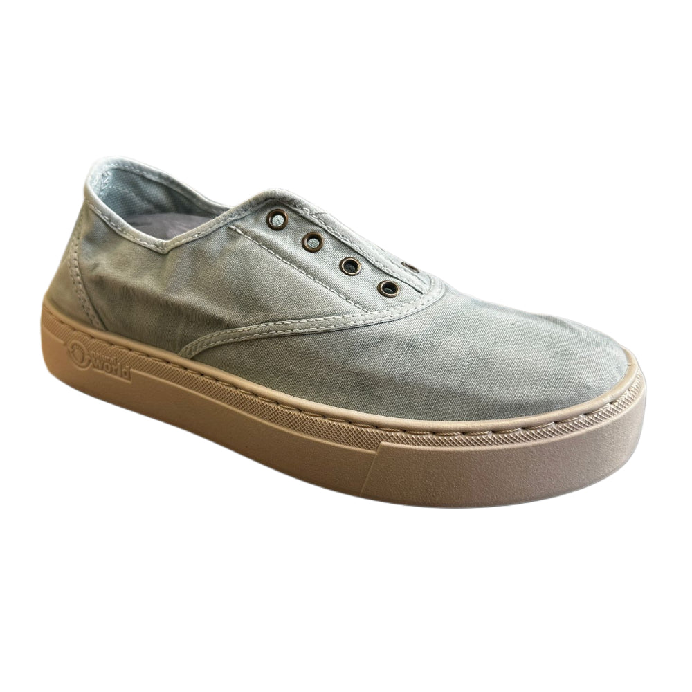 Sneakers donna in tessuto azzurre leggere e comode - AQUA 6112E