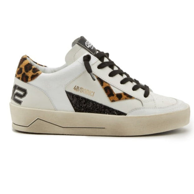 Sneakers donna bianca/leo moda - KYLE D718 4B12