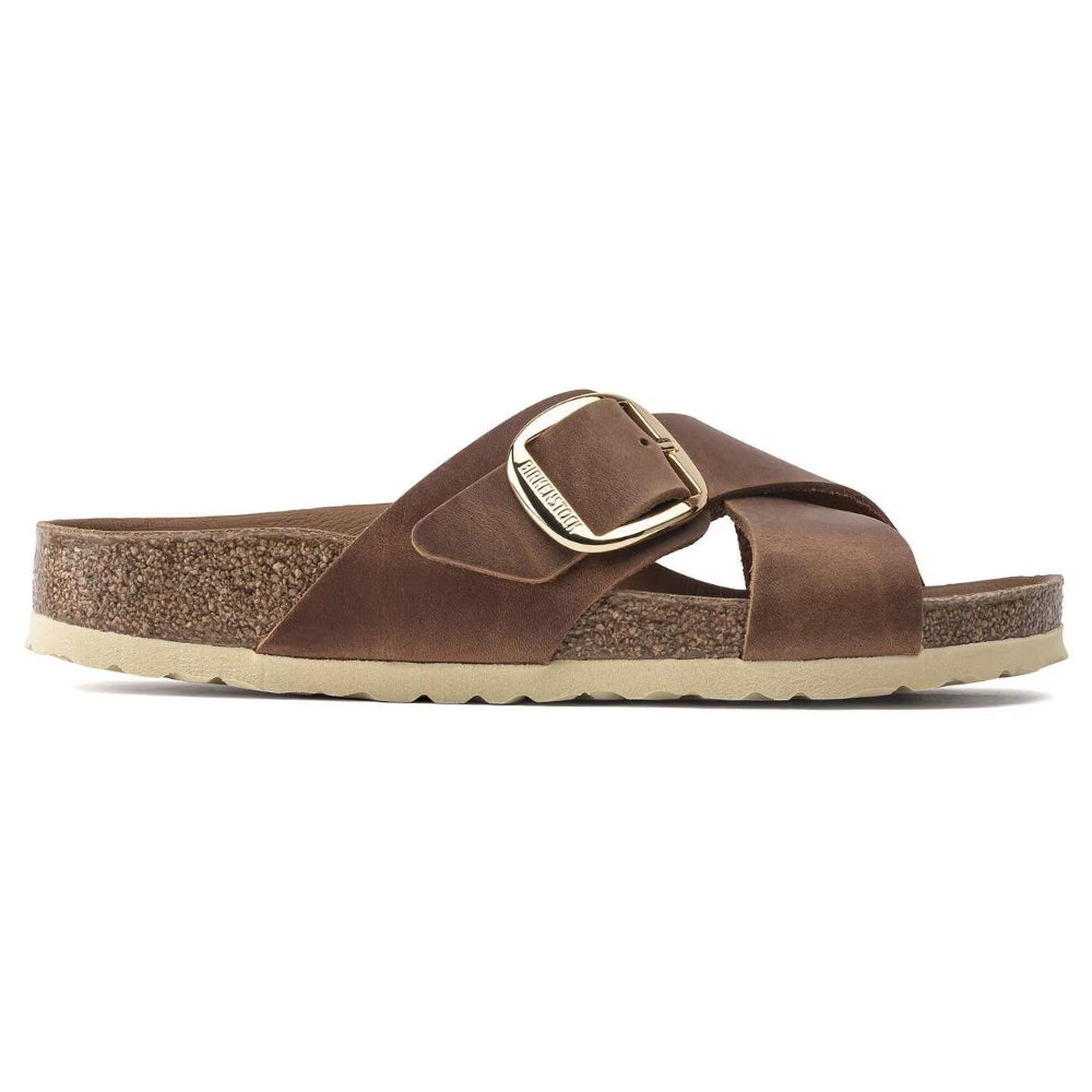 Ciabatte Siena Birkenstock nere in nabuk - 1020165 COGNAC