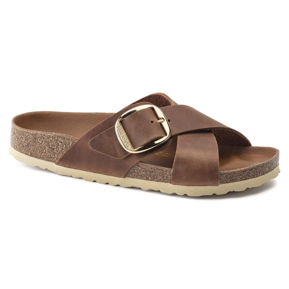 Ciabatte Siena Birkenstock nere in nabuk - 1020165 COGNAC