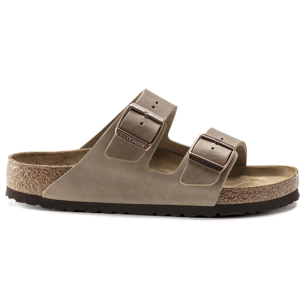 Ciabatte Arizona Birkenstock beige soft - 552813 TABACCO BROWN