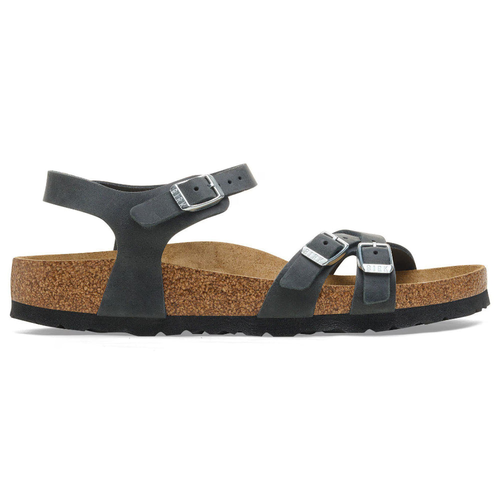 Sandalo Birkenstock Kumba in pelle nero - BLACK 1021487