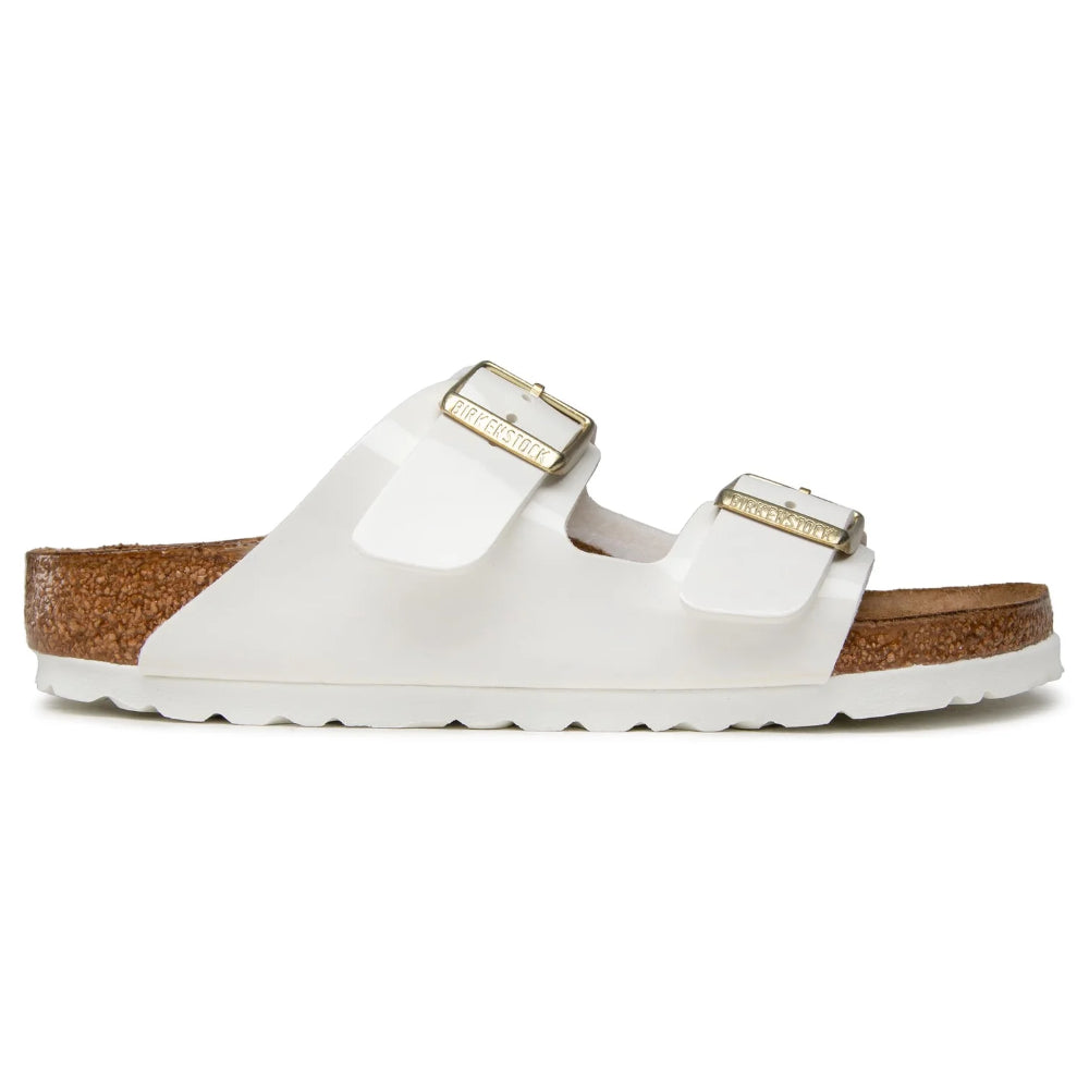 Ciabatte Arizona Birkenstock bianco lucido - 1005294 PATENT WHITE