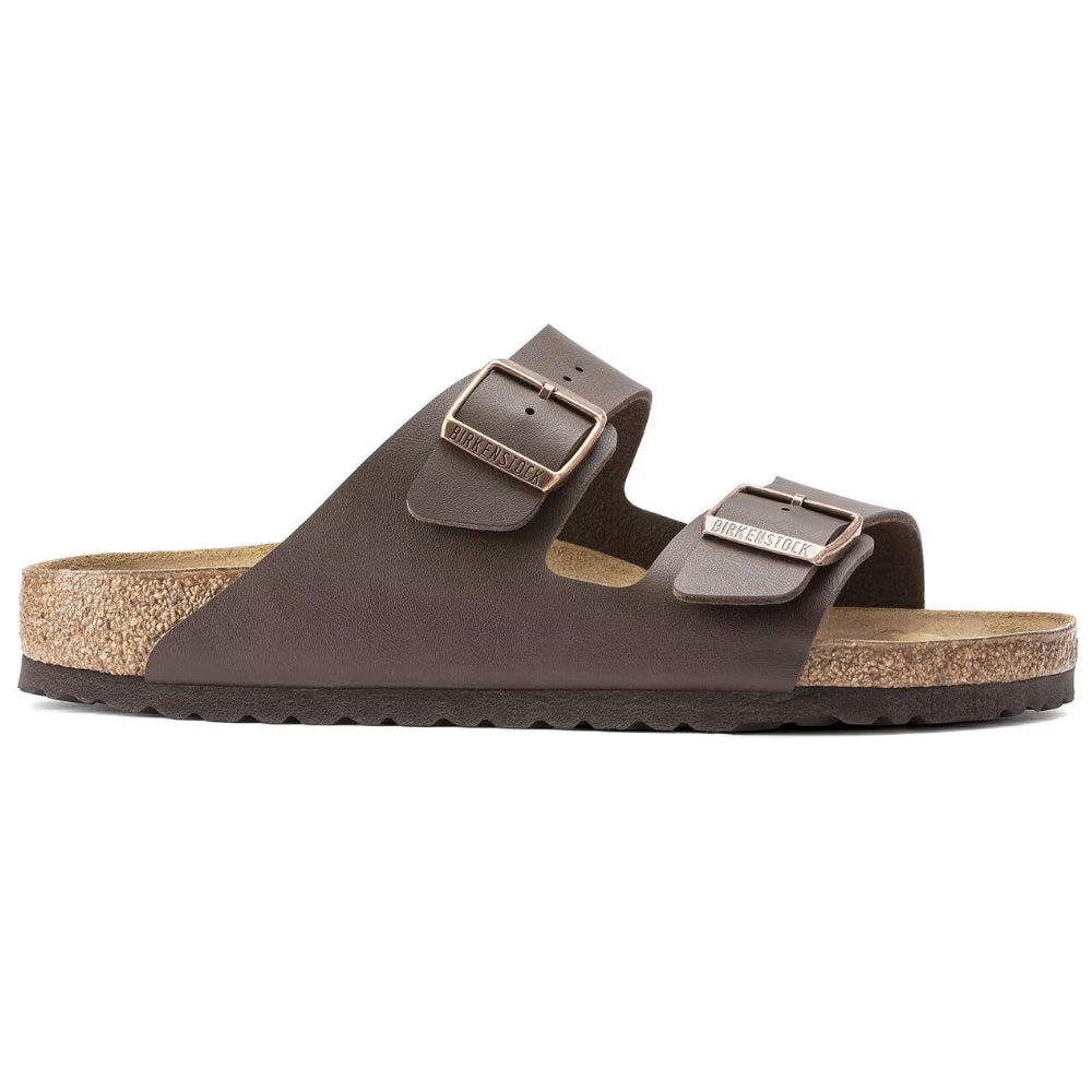 Ciabatte Arizona Birkenstock nero - DARK BROWN 051703