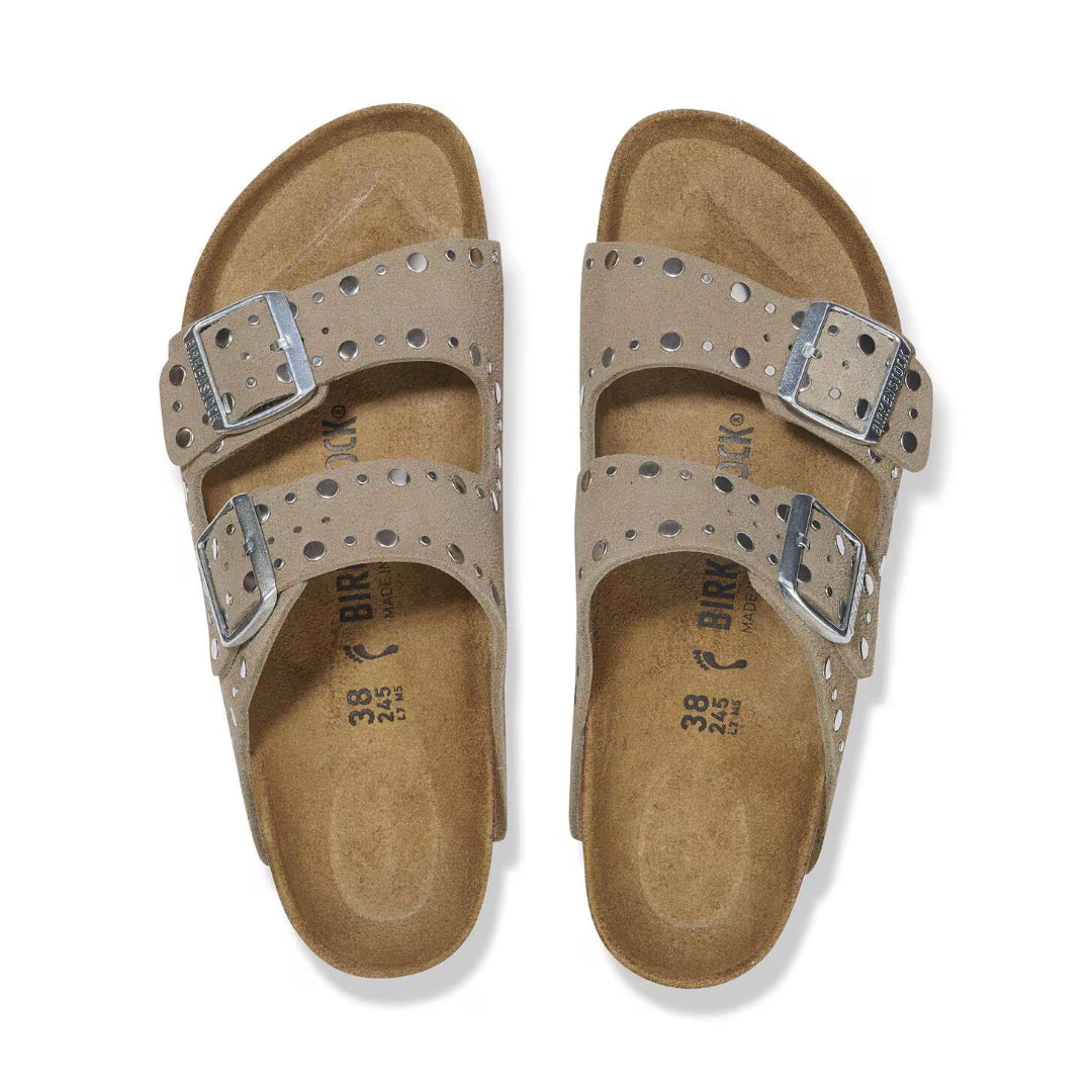 Ciabatte Arizona rivet Birkenstock beige - 1029390 TAUPE