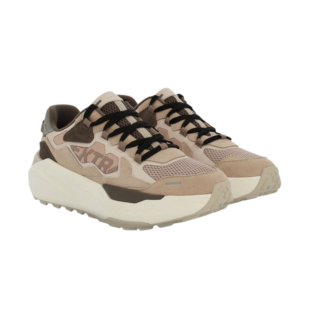 Sneakers uomo Extra beige/marrone comoda e sportiva - 1202522 CORDA