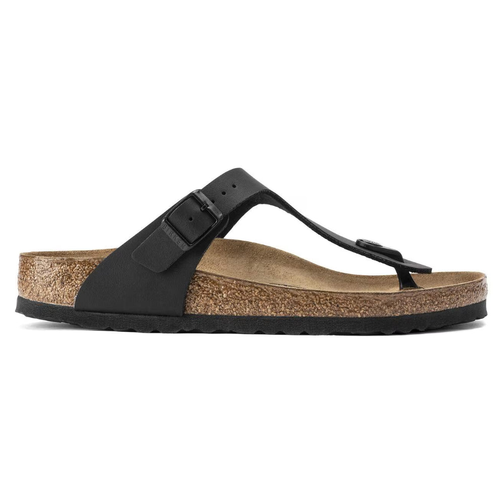 Ciabatte Gizeh Birkenstock nere in birkoflor - BLACK 043691