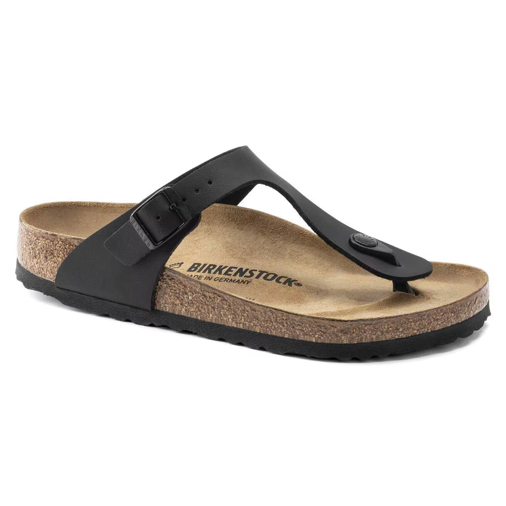 Ciabatte Gizeh Birkenstock nere in birkoflor - BLACK 043691